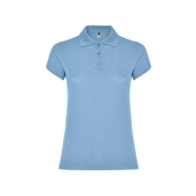 Рубашка поло Star женская, небесно-голубой (размер S)