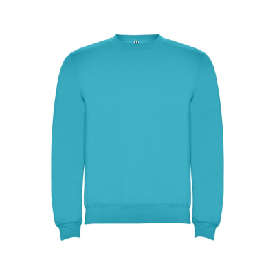 Свитшот с начесом Clasica унисекс, бирюзовый