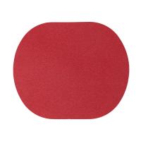 ПАТЧ ОВАЛ nubuk (красный) 6, 0 х 5, 0 см