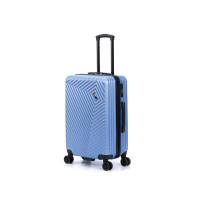 Чемодан TORBER Lama, синий, ABS-пластик, 43 х 25, 5 х 67 см, 62 л