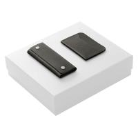 Подарочный набор Long River: картхолдер, ключница (без лого Long River), белая коробка