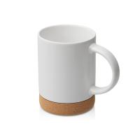 Кружка 450 мл с пробковым дном Корк &amp; Бон, белый