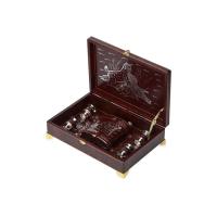 Набор Подарочный, бордовый/серебристый