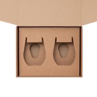 Доп. ложемент под 2 стакана для воды (для рифленого стекла) в малую коробку (арт. 21001. 020)