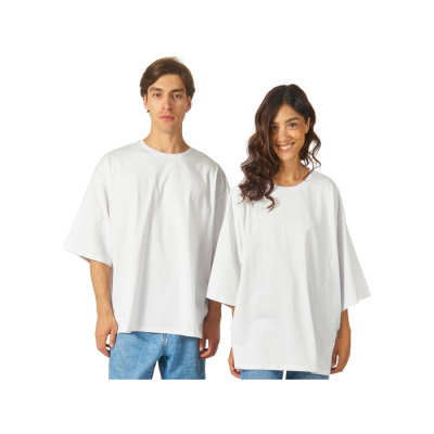 Футболка Berlin к/р оверсайз, 100% хлопок, 180гр, молочный (размер M-L)