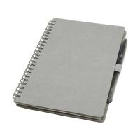 Slate многоразовый набор из блокнота в мягкой обложке и ручки - Серый