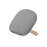 Внешний аккумулятор в форме камня Stone, 7800 мА·ч, серый