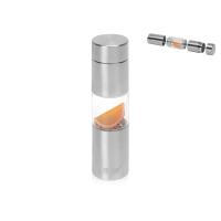 Бутылка для воды FLAVOUR U SEE, 460 мл, серебристый