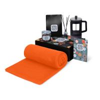 Подарочный набор Re: y. Vive с пледом, френч-прессом и кофе