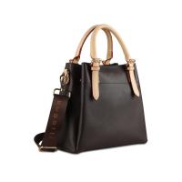 Сумка женская BUGATTI ЭЛЛА | ELLA, тёмно-коричневая, полиуретан, 27х12х23, 5 см