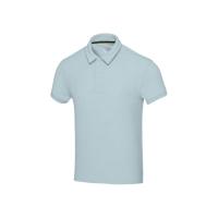 Рубашка поло унисекс Akoya из переработанного махрового материала - Cloud Blue