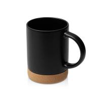 Кружка 450 мл с пробковым дном Корк &amp; Бон, черный