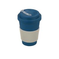 Термокружка Muffin из натуральных волокон, бензиновый синий