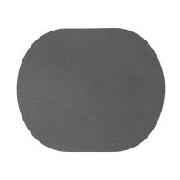 ПАТЧ ОВАЛ nubuk (серый) 6, 0 х 5, 0 см