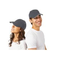 Бейсболка New Castle 6-ти панельная, серый/белый