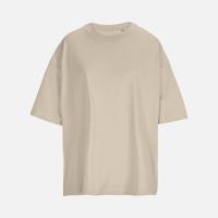 Футболка оверсайз женская Boxy Women, бежевая (льняная)