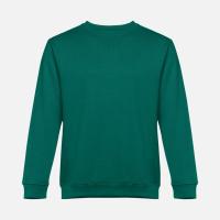 Свитшот унисекс Delta, темно-зеленый