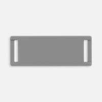 Лейбл из ПВХ Kova, серый