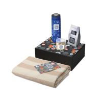 Подарочный набор Re: y. Warm с пледом, термосом и чаем