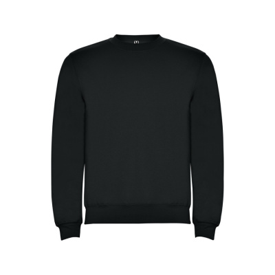 Свитшот с начесом Clasica унисекс, графитовый