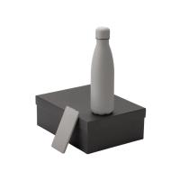 Подарочный набор с термобутылкой и повербанком С1, 5000 мА·ч, серый