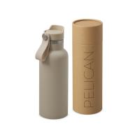 Вакуумная термобутылка Pelican, 500 мл, бежевый