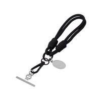 Брелок-браслет Bohemian c металлическим держателем для телефона, черный