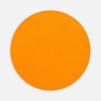 Наклейка тканевая Lunga Round, M, оранжевый неон