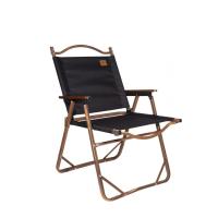 Стул MW02 складной, черный, темное дерево