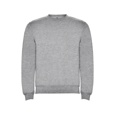 Свитшот с начесом Clasica унисекс, серый меланж