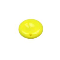 Флешка промо круглой формы, 8 Гб, желтый