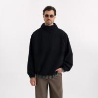 Ветровка (анорак) оверсайз унисекс RISSMAN, черная