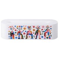 Увлажнитель с эффектом пламени Flame, белый с УФ-печатью DTF