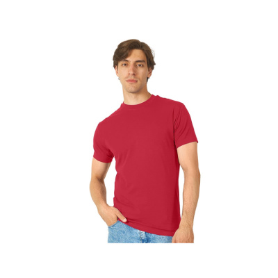Футболка HD Fit короткий рукав с эластаном, мужская, красный (размер S)