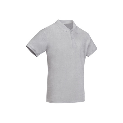 Рубашка поло Prince мужская, серый меланж (размер S)