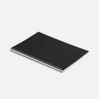 Блокнот Salvador в клетку, черный ver. 2