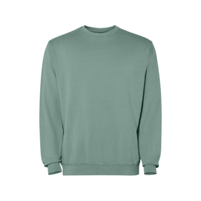 Свитшот Jaya унисекс, сине-зеленый выстиранный (размер XS)