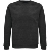 Свитшот унисекс Space, черный меланж