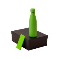 Подарочный набор с термобутылкой и повербанком С1, 5000 мА·ч, зеленое яблоко