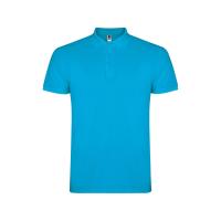 Рубашка поло Star мужская, бирюзовый