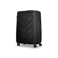 Чемодан WENGER Prymo, чёрный, большой, 52х76х30 см, 93 л, ABS+PC