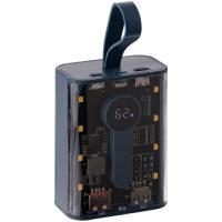 Аккумулятор с быстрой зарядкой Trellis Quick 10000 мАч, синий