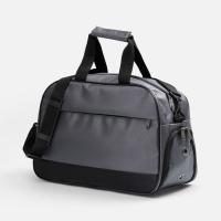 Спортивная сумка Atlantes, светло-серая с черным