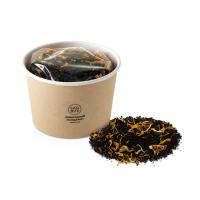 Чай черный Новогодний мандарин в картонном стаканчике, 50 гр. 