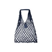 Авоська Dream L наплечная 25 литров с кожаными ручками,  темно-синий