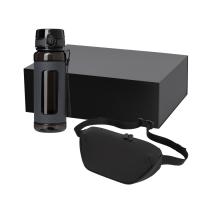 Подарочный набор Vector, Madrid, черный (сумка cross body, бутылка)