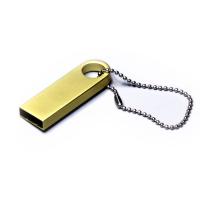 USB 2. 0-флешка на 4 Гб с мини чипом и круглым отверстием, золотистый