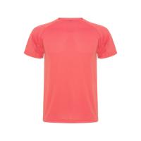 Спортивная футболка Montecarlo мужская, неоновый коралловый