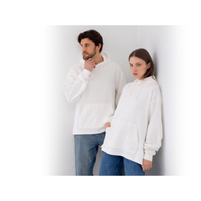 Худи оверсайз Alpha. 01 унисекс, молочный