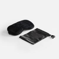 Двухстороняя маска для сна Veluto, черная